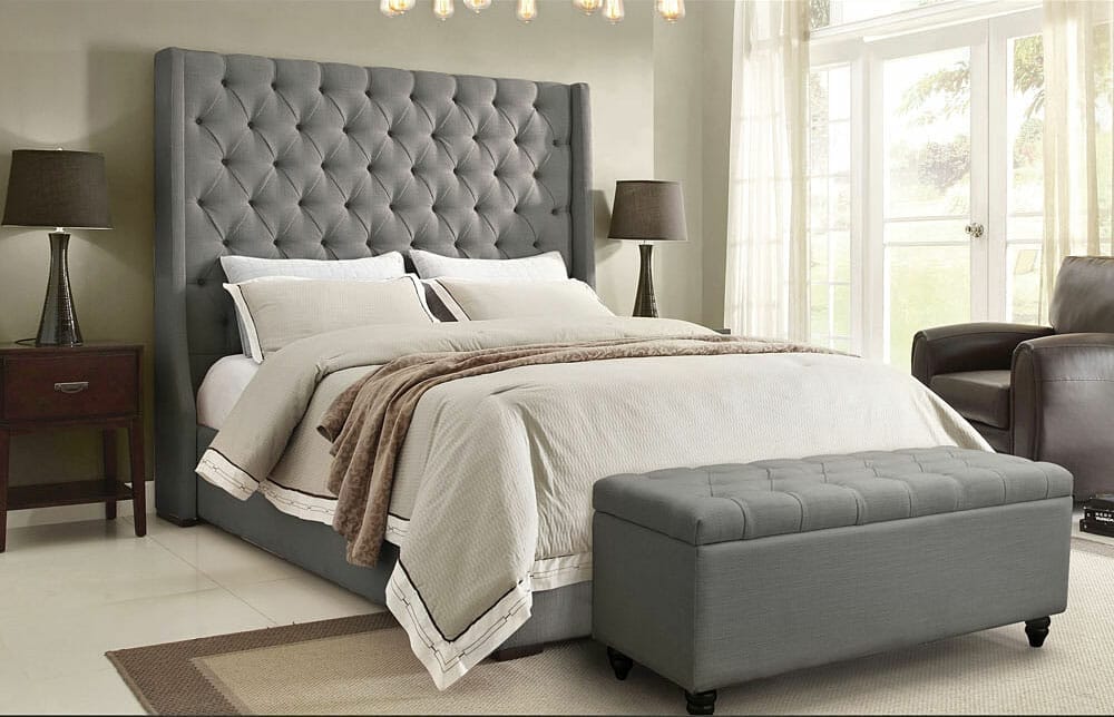Grey Headboard 1676743599 - What Color Bedding Goes With Grey Headboard? Tips From the Pros