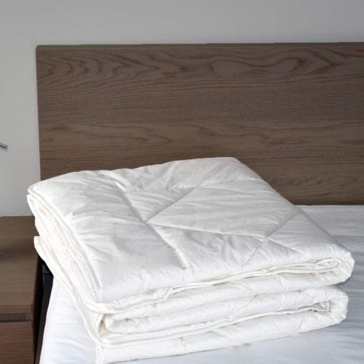 Woolino Premium Australian Washable Wool Comforter, Mid-Weight Wool Fill 52.8oz Twin Duvet Quilt Blanket, 68x86, Twin