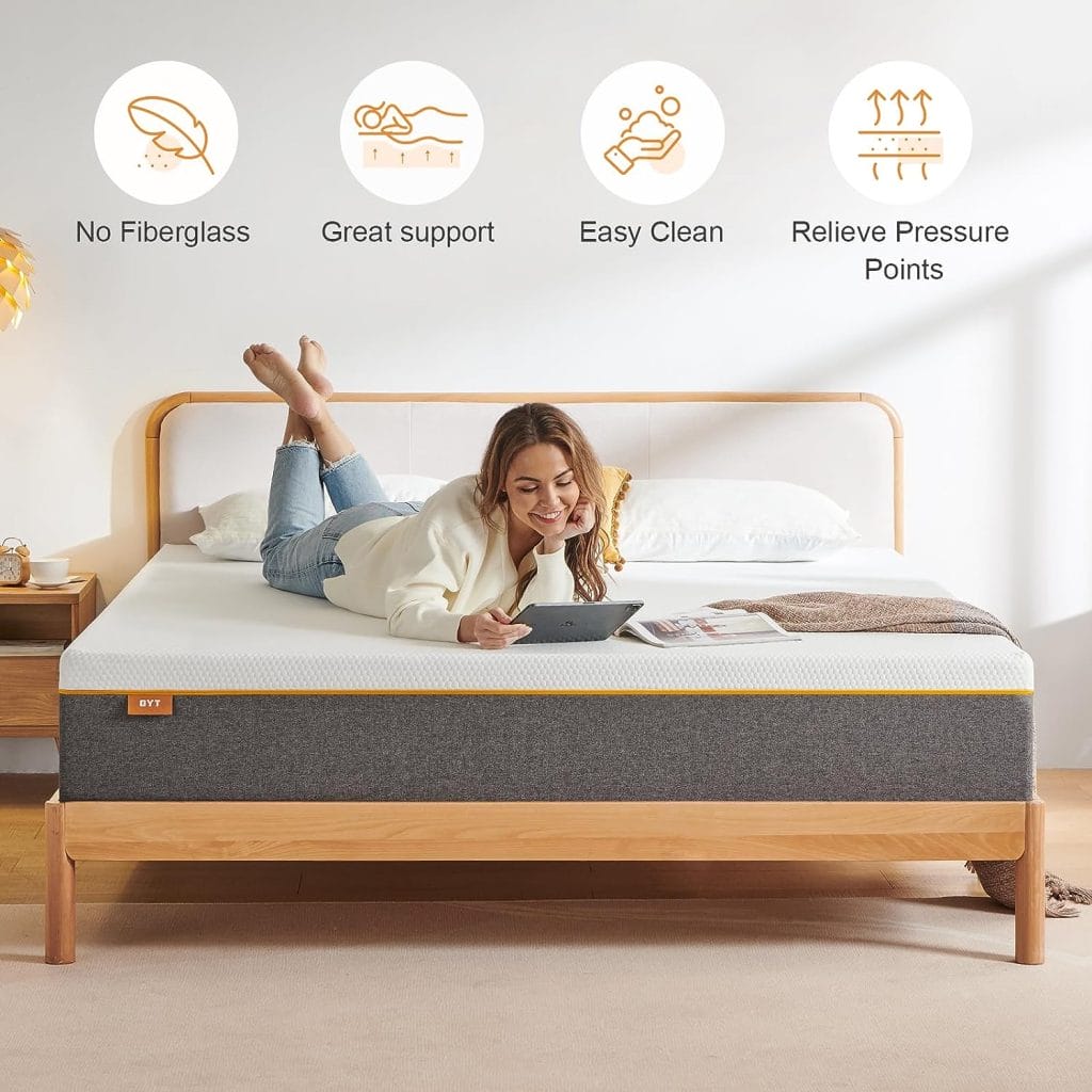 OYT Full Size Mattress, 8 Inch Gel Memory Foam Full Bed Mattress in a Box with CertiPUR-US Certified Foam for Sleep Supportive  Pressure Relief,Cloud-Like Experience