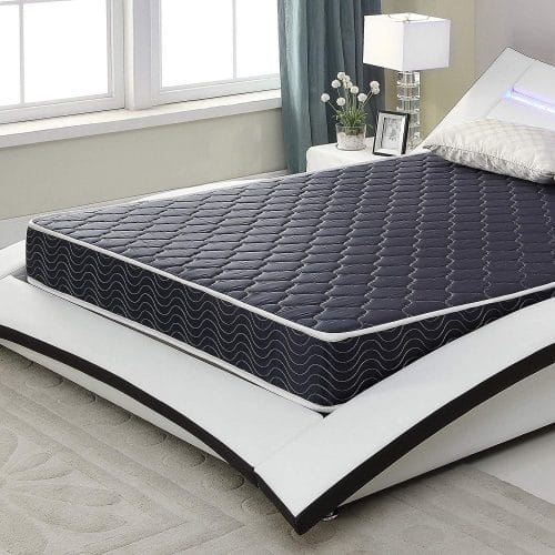 ac pacific 6 inch water resistant high density foam mattress made in usa with stylish diamond quilted breathable fabric 1 2 - AC Pacific Mattress Review: Comfort & Style for Better Sleep
