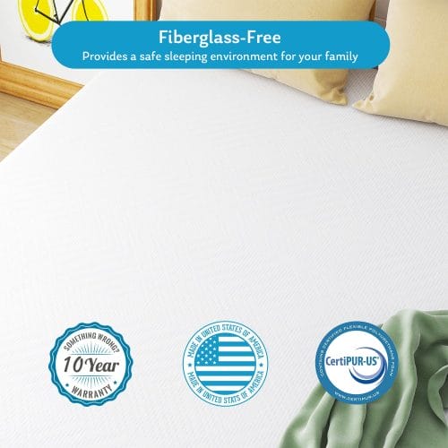 wood it twin mattress fiberglass free 681012 inch twin size bed mattresses in a box made in usa for daybed kids bunk tru 2 - wOod-it Mattress Review: A Comfortable and Safe Sleep Solution