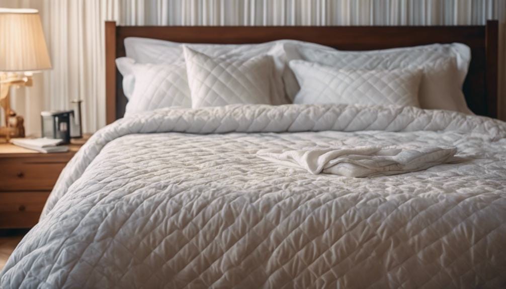 quilted comfort for sleeping