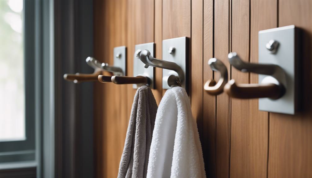 robe hook towel options